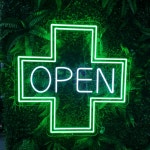 약국 네온 글자조명 DIY 간판 주문제작 오픈선물 : 로고상상