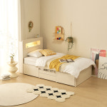 HWF29A LED 수납 침대프레임 슈퍼싱글 : 히트가구