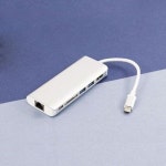 USB 3.1(C타입) to HDMI 노트북 연결 TV 출력 컨버터 자동 인식 단자 PC : IY스포츠