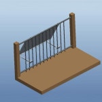 태양광 패널 발코니 마운트 후크 브래킷 난간 전원 PV : 유진 종합 상사