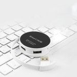 USB 2.0 휴대용 노트북 멀티 연결 포트 디자인 허브 편리한 컴퓨터 C타입 : IY스포츠