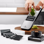 바겐슈타이거 만능 채칼 채소 야채 당근 무 마늘 감자 채썰기 마그네틱 스텐 슬라이서 세트 : 만물상1호점