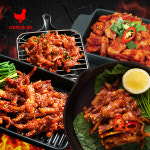 직화 무뼈 닭발 뼈없는 튤립닭발 순살닭갈비 쿡투고 캠핑음식 직화 숯불 안주 3종 : 두루 쇼핑