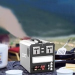 550W 휴대용 발전소 태양 비상 야외 캠핑 리튬 배터리 148800mAh 240V 피크닉 : 유진 종합 상사