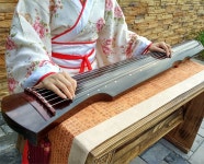 초보자 입문용 고금 연습용 칠현금 연주 장식 공부 실속형 브라운+6가지 패키지 : 히즈굿즈