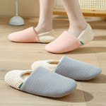 겨울 도톰 체크 털 슬리퍼 실내화 사무실 병원 남녀공용 푹신한 거실화 : 세일위크