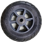 대진종합상사 10인치 흑색 PVC 발포 바퀴 펑크나지않는바퀴 구르마바퀴 핸드카트바퀴 발포캐스터  245x70 : 대구산업바퀴 대진종합상사