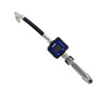 디지털 유량계 센서 표시기 카운터 연료 가솔린 오일 급유 건 노즐 알루미늄 주유소 주입 : 엠엔제이22