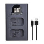 카메라 배터리 충전식 충전기 Akku 및 LCD 듀얼 소니 알파 a6500 a6300 a7 7R a7R II a7II NEX3 NEX5 NPFW50 NP FW50 2160mAh 2... 