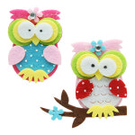 펠트 부엉이 환경구성 교실 꾸미기 Felt Model - Owl 어린이집 유치원 초등학교 학원 인테리어 교실 Decorating a felt model in the... 
