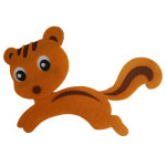 펠트 다람쥐(2번) 환경구성 교실 꾸미기 Felt Model - squirrel no.2 어린이집 유치원 초등학교 학원 인테리어 교실 Decorating a felt... 