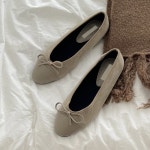 [J2744] 여성 리본 단화 발편한 데일리 펌프스 플랫슈즈 : 새로이클라쓰