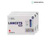 세원 란셋 니들 26G 28G 30G 200개입 사혈침 채혈침 바늘 혈당측정 : 원일상회