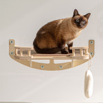 모넬로 냥꿀 대형 캣워크 고양이 원목 벽부착 창문 캣워커 창문캣타워 GO23104 : 모넬로