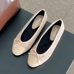 [J2744] 여성 리본 단화 발편한 데일리 펌프스 플랫슈즈 : 새로이클라쓰