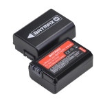 카메라 배터리 충전식 충전기 Akku 및 LCD 듀얼 소니 알파 a6500 a6300 a7 7R a7R II a7II NEX3 NEX5 NPFW50 NP FW50 2160mAh 2... 