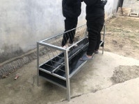 염소 먹이통 철제 스테인리스 소 여물통 목장 농장 축사 곡물 흑염소 : 포커스유