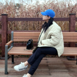 Bdoit 남여공용 오버핏 퀼팅자켓 경량패딩 노카라 점퍼 빅사이즈 여성 깔깔이 : 바른생활주식회사