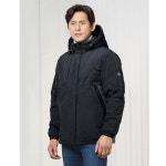 지벤 겨울작업복 점퍼 ZB-J2357 솜패딩 후드탈부착 폴라폴리스패치 방한복 : 지벤-경기산업안전