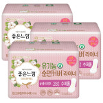 좋은느낌 유기농 순면 라이너 수퍼롱 28매 x 3팩 : e다올샵