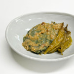 푸른 초록 된장 콩잎 장아찌 500g : 산마을농장