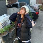 1992 레터링후드티 루즈핏후드티 오버핏맨투맨 : 블루비 blueb