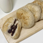 [당일구워 오후 발송]통밀세상 통밀빵 통곡물 비건 천연발효 새싹발아 단팥빵 (5개입) : 더아름다운세상