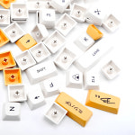 맥 키캡 게이밍 기계식 키보드용 PBT XDA 프로필 맞춤형 영어 러시아어 일본어 체리 MX 스치 140 키 : 엠엔제이23