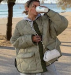 Bdoit 남여공용 오버핏 퀼팅자켓 경량패딩 노카라 점퍼 빅사이즈 여성 깔깔이 : 바른생활주식회사