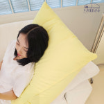 디알엠 삼각 등받이 쿠션 침대 의자 쇼파 등쿠션 그레이 소형 : 주식회사 도레미파라솔