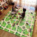 층간소음 매트 유아 아동 EVA 시골마을 퍼즐매트 9P 30 X 1cm(ddr1053) : 세신 라이프