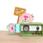 [아기자기] 꿈나라 돼지 스위치커버 만들기 DIY 채색 공예 : 두루모아
