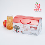 예산사과로 만든 햇살바람100% 사과생즙 20팩 생사과 아기 예산시장 과일주스 부림농원 : 파파농장 Papa farm