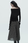 ZARA 자라 여성 프린트 플리츠 스커트 9393/279 : MO AND CO