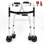 라온아띠 바퀴워커 KCS-211 걷기 연습 재활 보조 2단손잡이 고령자용 보행기 : 착한 마루모아