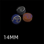 큐대그립 당구장 용품 당구 큐 팁 헤드 M 6 겹 구운 가죽 갈색 2 14mm : 화이트라이크샵