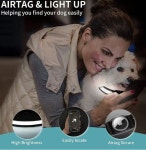 LED 강아지 애견 대형견 목줄 야광 라이트 산책줄 : 판다보이