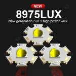 슈퍼 8975LUX 가장 강력한 다이빙 랜턴 IPX68 최고 방수 전문 손전등 사냥 수중 : 써니로켓80