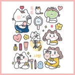 [바이나쿠] 안냥 컷팅스티커 - 뷰티냥 : 하이베리 HYVERRY