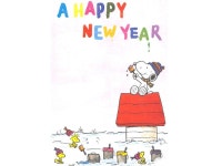 유화그리기 세트 새해 happy new year 2024 스누피 피넛 찰리 아이러브페인팅 캔버스 액자 프레임포함 그림 포스터 G0090 : 포에버16