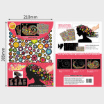 어르신 치매예방 색칠공부 성인 노인 취미 할머니 스티커 놀이 색칠북 그림 그리기 : 굿텔링