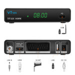 위성 GTMEDIA TV 수신기 DVB-S/S2/S2X H .2658bit Mgcamd CS IKS Biss 키 USB Wifi 동글 PK V7 S5X Scart 포트 AV : 지빠오