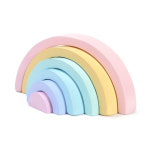 원목블록 어린이용 몬테소리 레인보우 빌딩 블록 DIY 나무 장난감 창의적인 스태킹 밸런스 게임 교육용 어린이 선물 : 배송대행시아몰