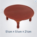 일반둥근밥상 둥근상 원형상 1.7자 두레반 : 케이제이일