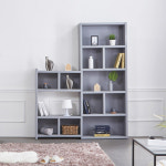 5단 하프 확장형책장 오픈책꽂이 서재 거실 인테리어책장 : 리빙하우징