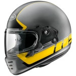 아라이 라피드네오 ARAI RAPIDE-NEO SPEED BLOCK YELLOW 스쿠터 오토바이 레트로 라피드 스피드 블록 옐로우 클래식 헬멧 : 바이크런