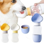 고양이 애견 물통 강아지 여행 디스펜서 피더 큰 개 그릇 휴대용 애완 물병 동물 산책 : 원글로벌스토어