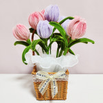 모루 꽃만들기 꽃다발 DIY 철사 공예 키트 시들지않는꽃 졸업식 선물 : 몽키36