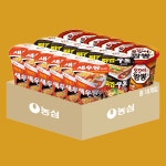 농심 새우탕 튀김우동 오징어짬뽕 각6개 컵라면 소컵 혼합 18입 : 라이프 부스터