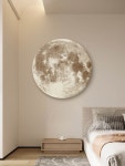 달 무드등 달조명 문 벽걸이 보름달 조명 수면등 분위기 램프 감성 침실 탁상 : 5시즌스토어